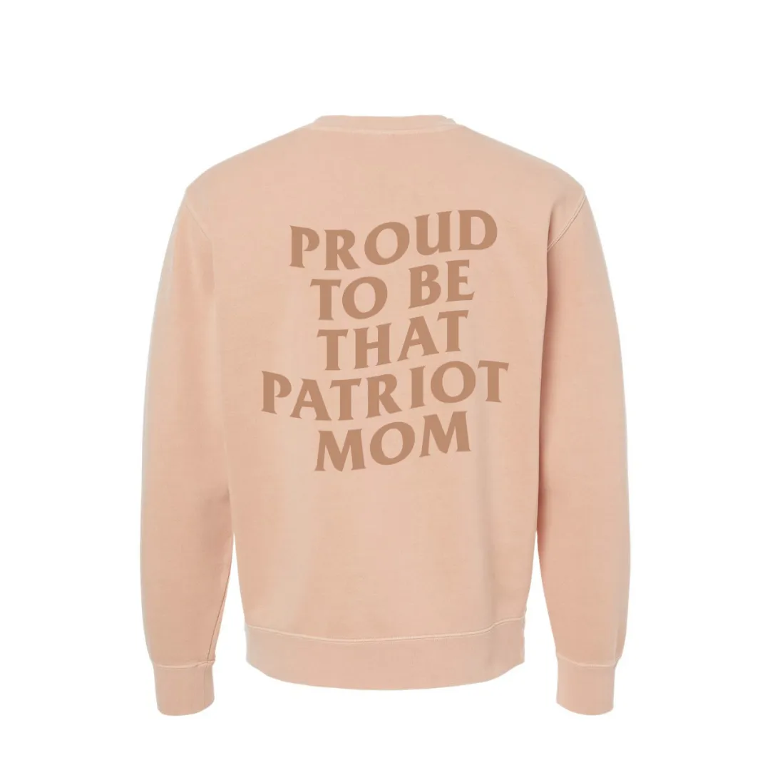 Gabrielle's Patriot Mom Oversized Crew **pre-order**