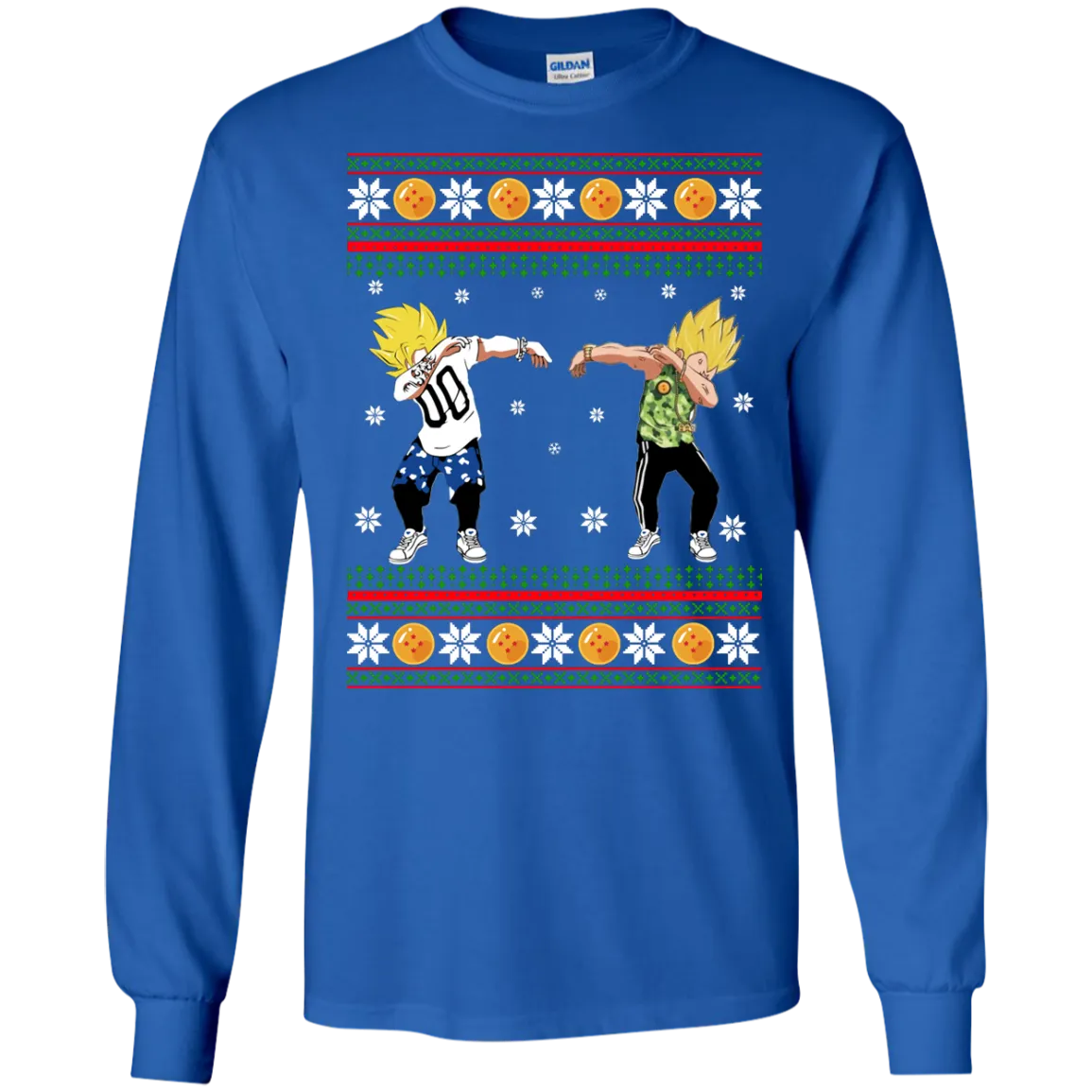 Goku and Vegeta Dab Christmas Sweater, Shirt, Hoodie