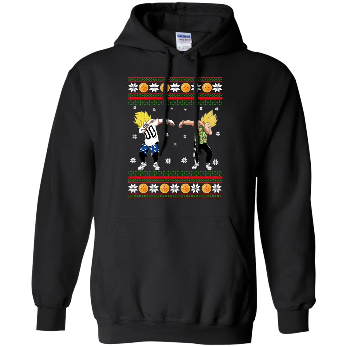 Goku and Vegeta Dab Christmas Sweater, Shirt, Hoodie