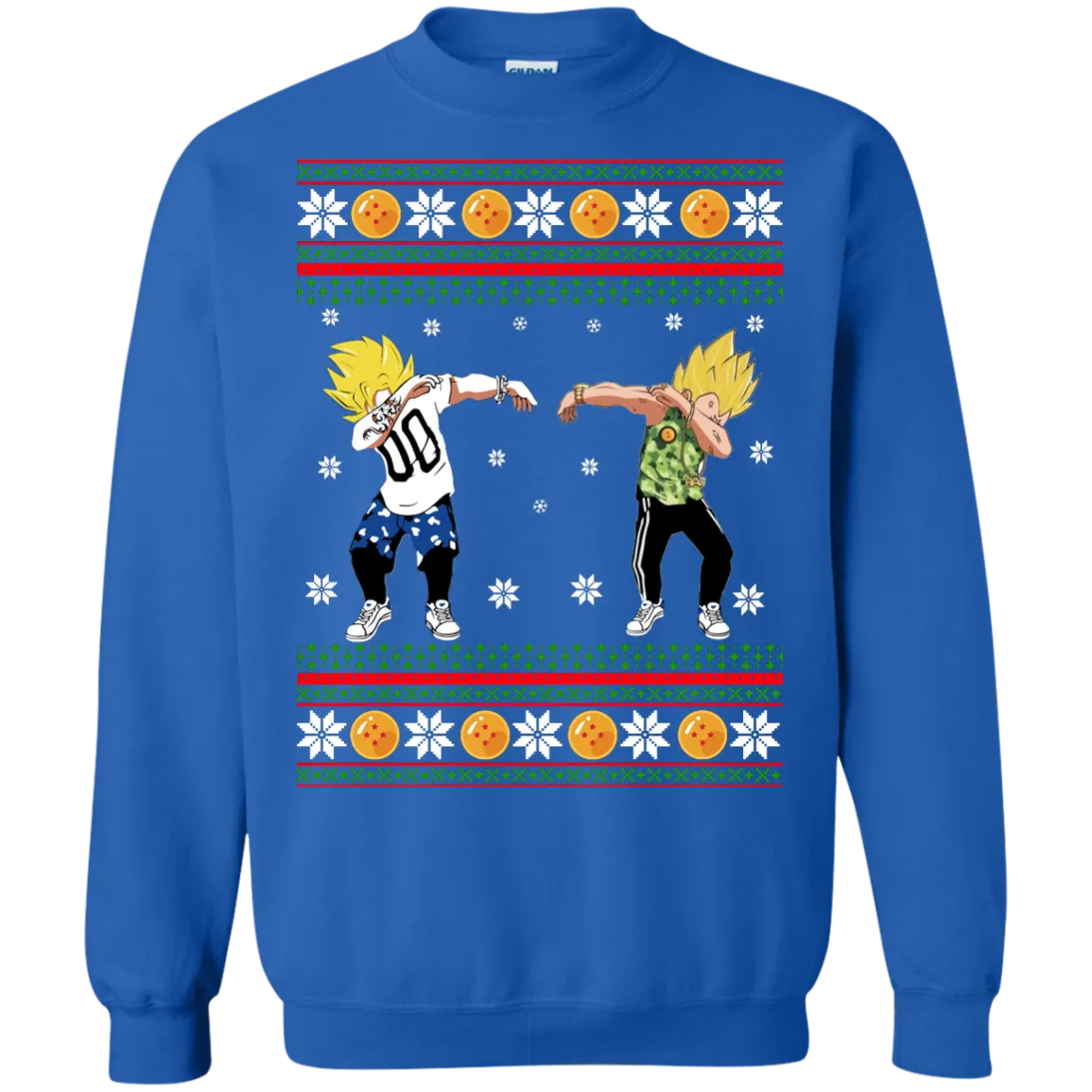 Goku and Vegeta Dab Christmas Sweater, Shirt, Hoodie