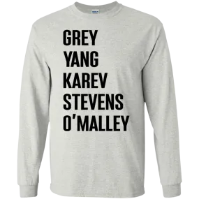 Greys Anatomy Sweater: Grey Yang Karev Stevens O'Malley