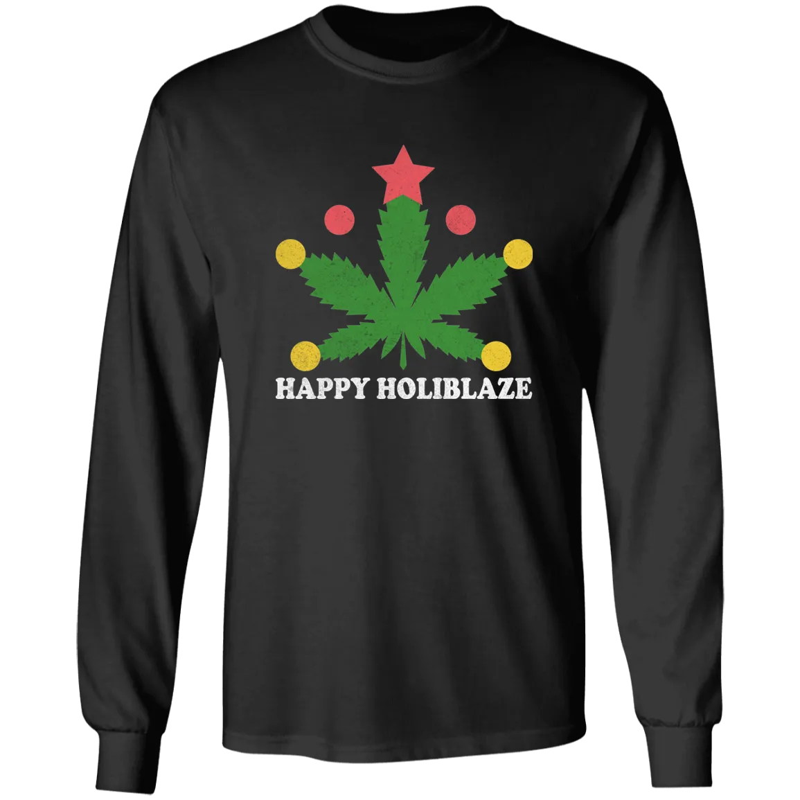 Happy Holiblaze Long T-Shirt