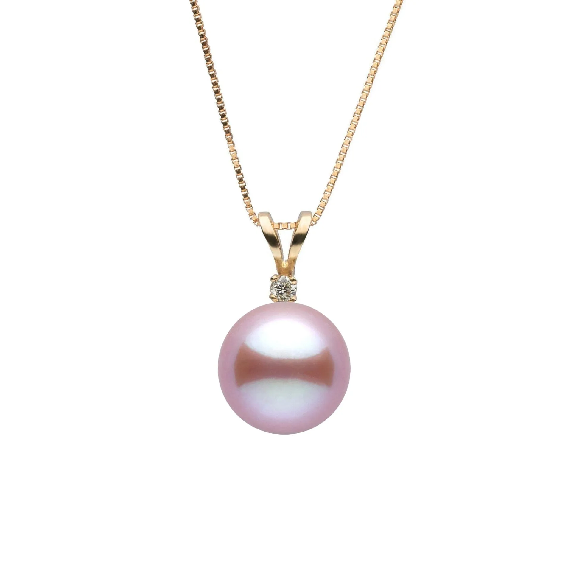 Harmony Collection 8.5-9.0 mm Lavender Freshadama Freshwater Pearl & Diamond Pendant