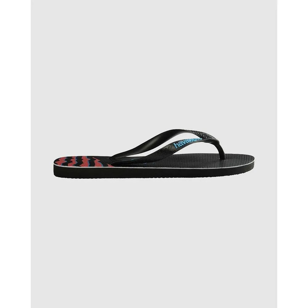 Havaianas Top Print Splice Black/Black - Kids