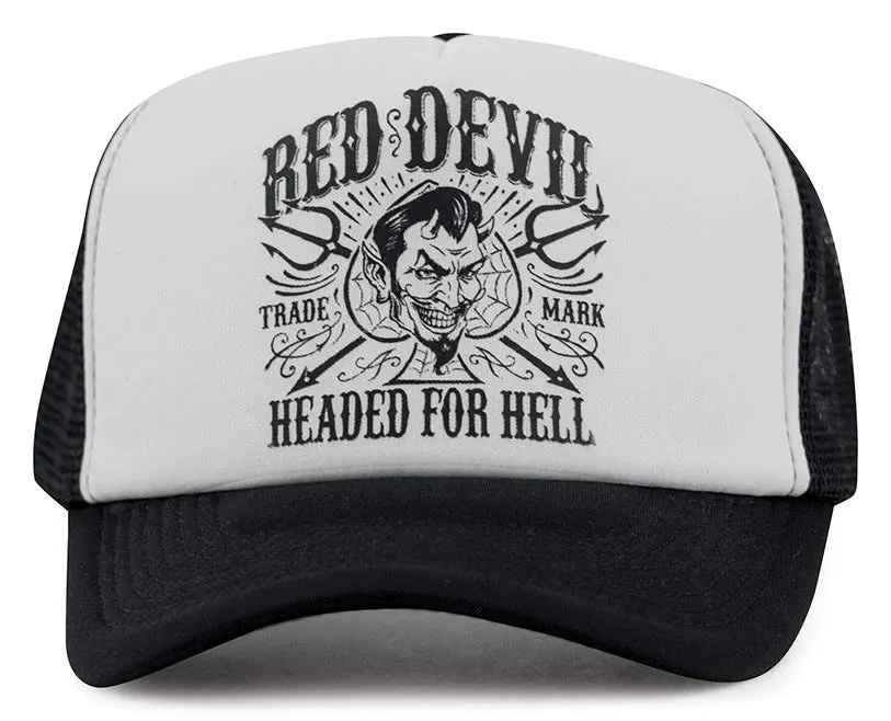 Headed for Hell Trucker Cap