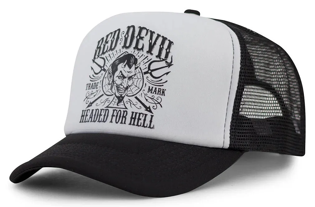 Headed for Hell Trucker Cap