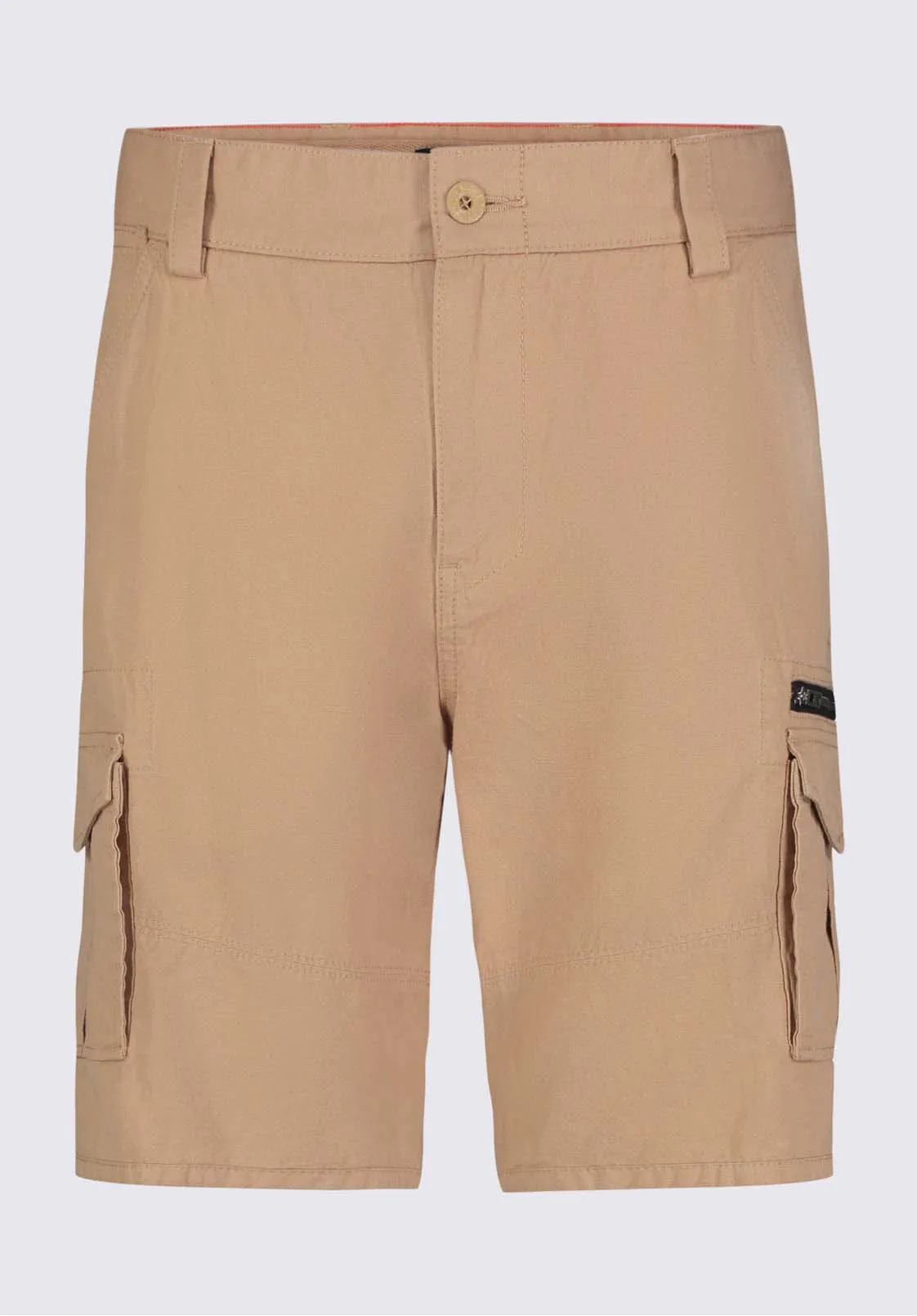 Hiero Men's Shorts with Cargo Pockets in Tan - BM24270