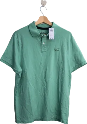 Hollister Green Polo Shirt UK XL