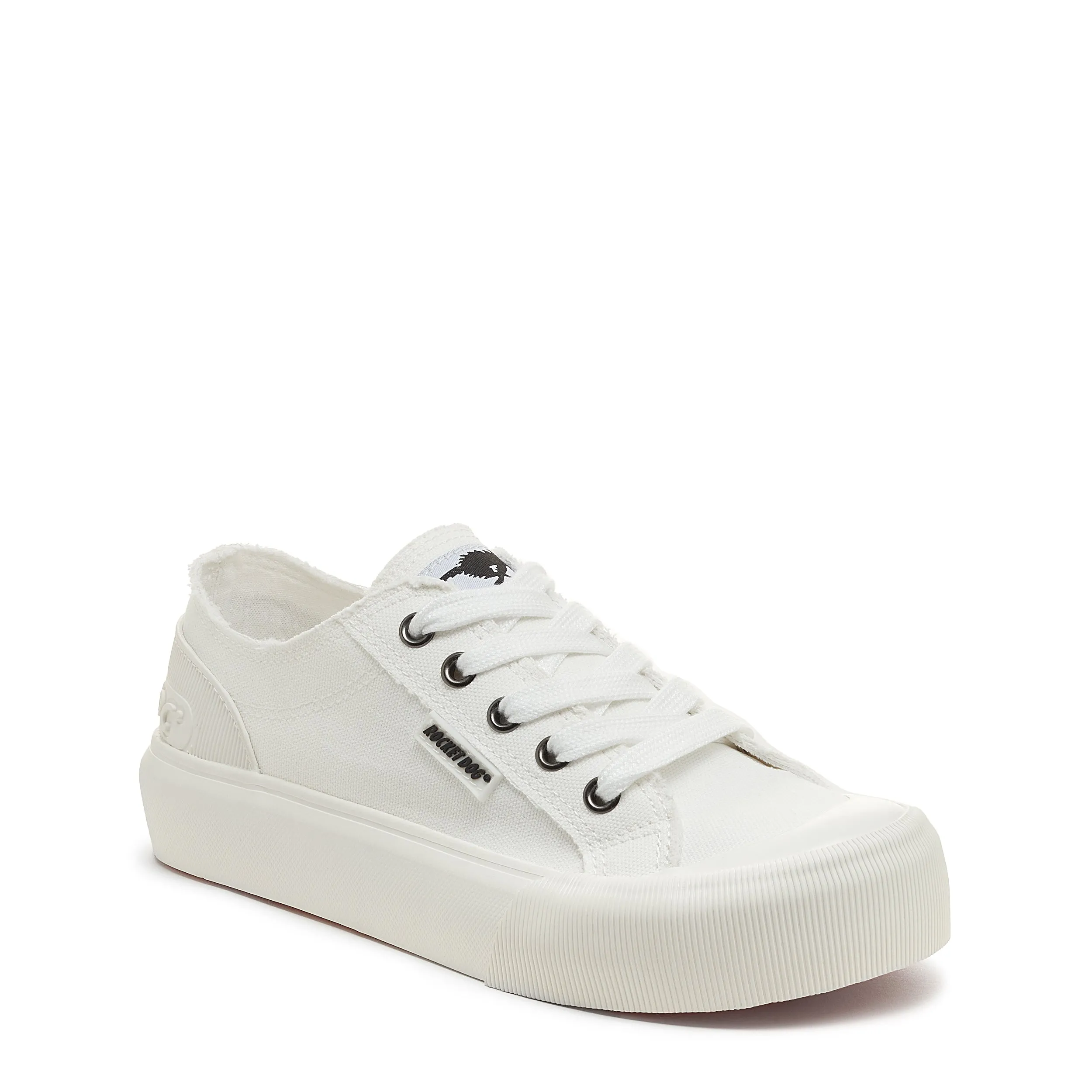 Jazzin Plus White Platform Trainers