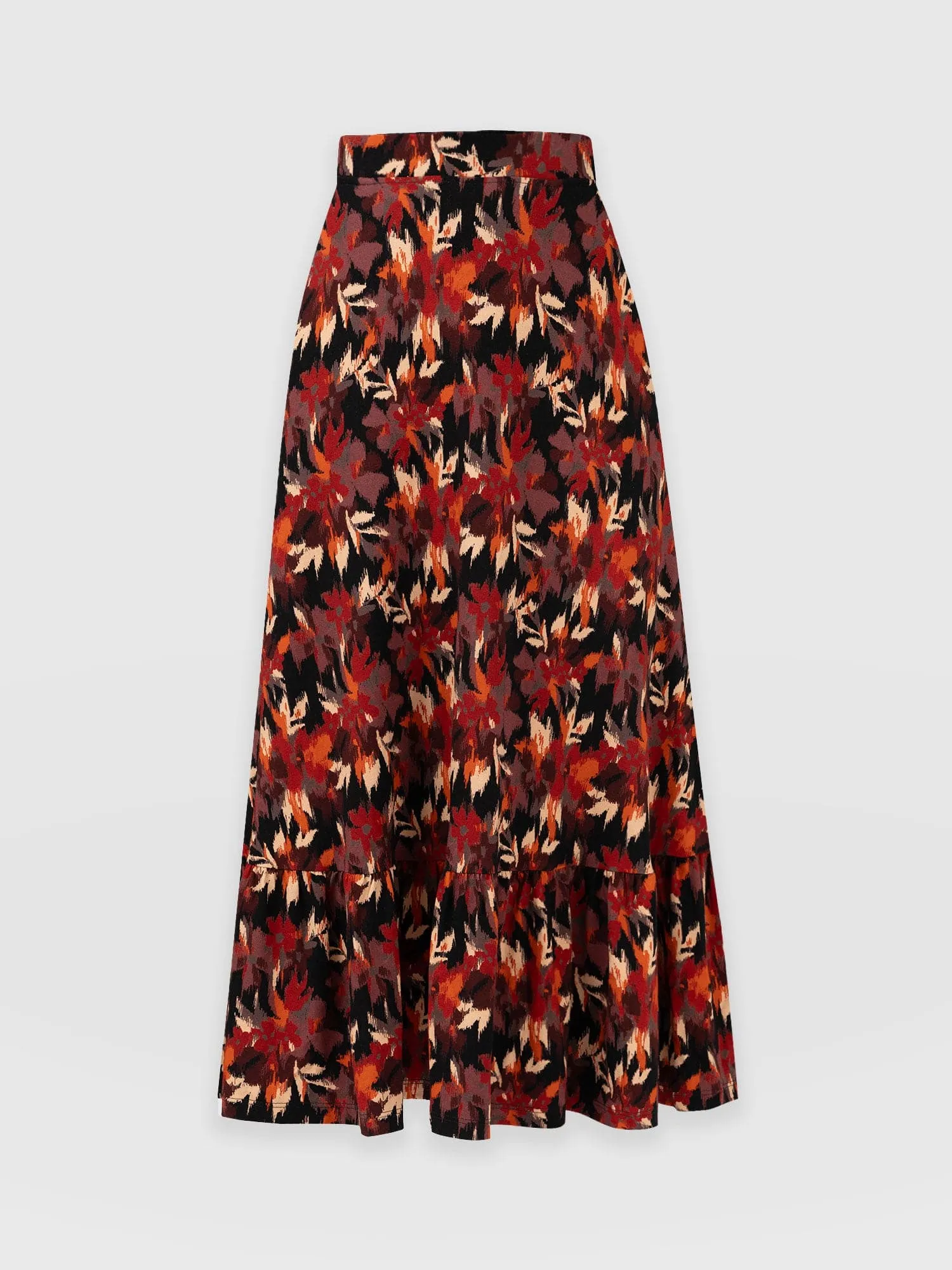 Jersey Riley Skirt - Earthy Bloom