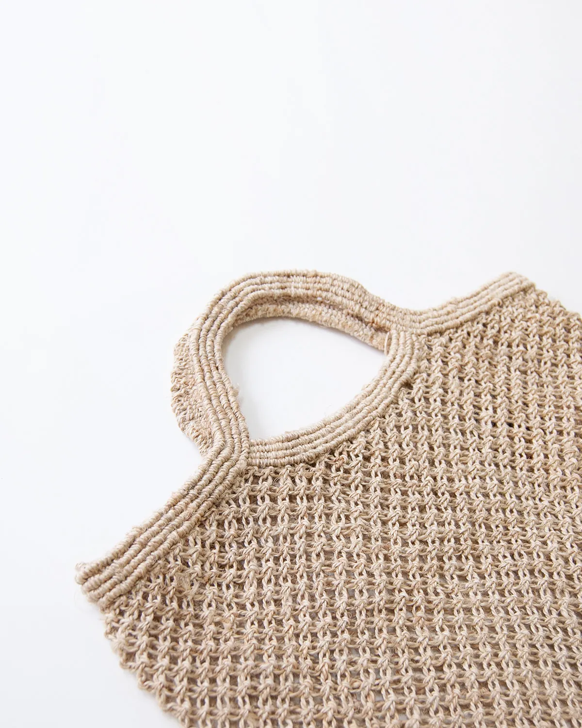 Jute Macrame Shopping Bag - Natural