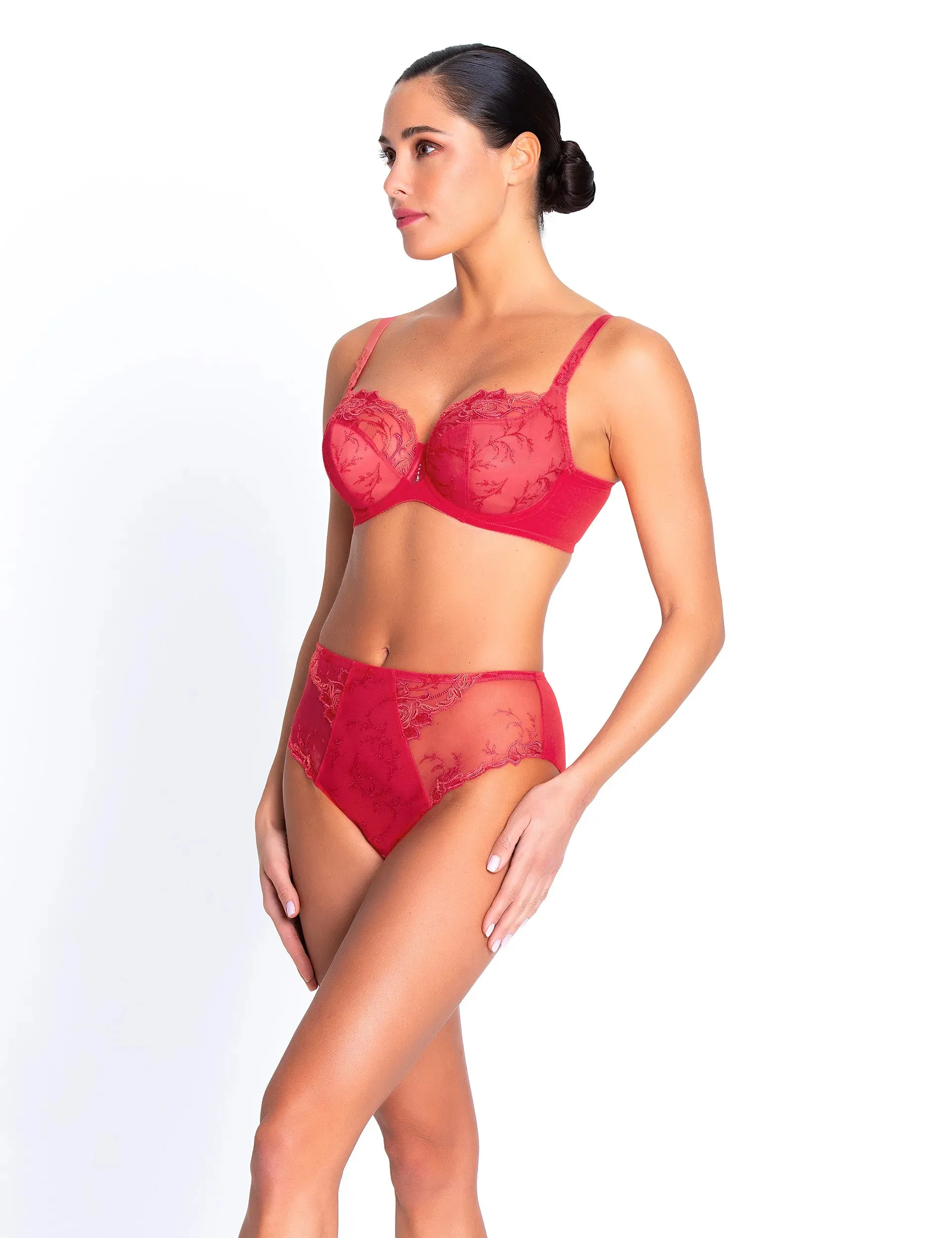 Lise Charmel High Briefs-Beauty Source-Coral