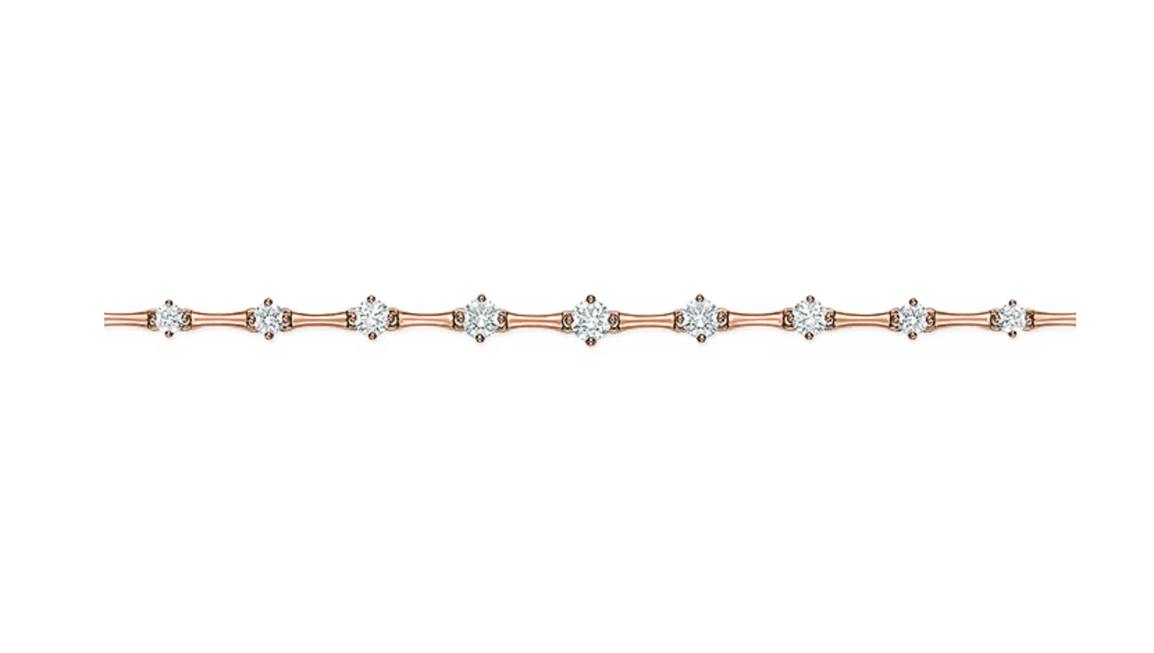 Mariposa Shooting Star .60ctw Diamond Bolo Bracelet in 18k Rose Gold