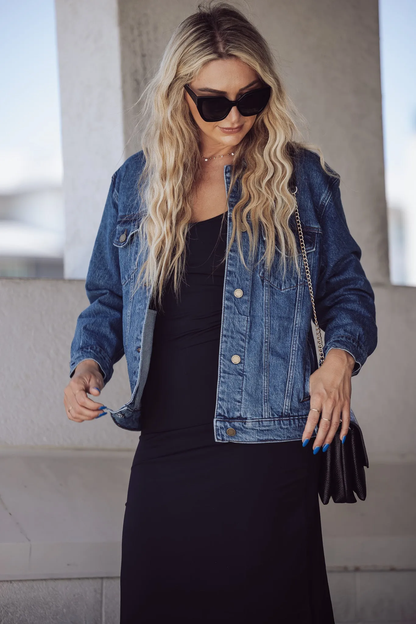 MASON OVERSIZED POCKETED DENIM JACKET