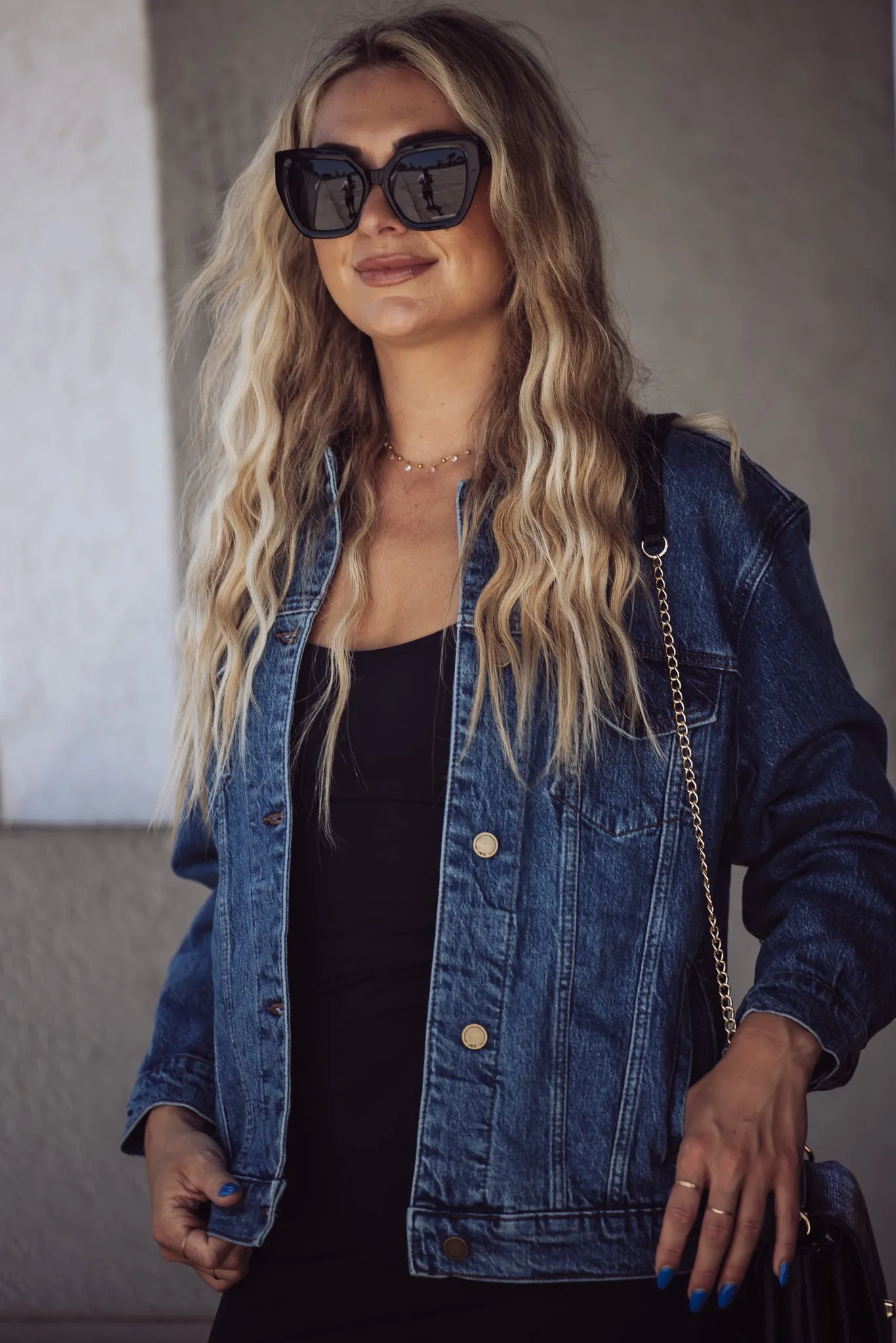 MASON OVERSIZED POCKETED DENIM JACKET