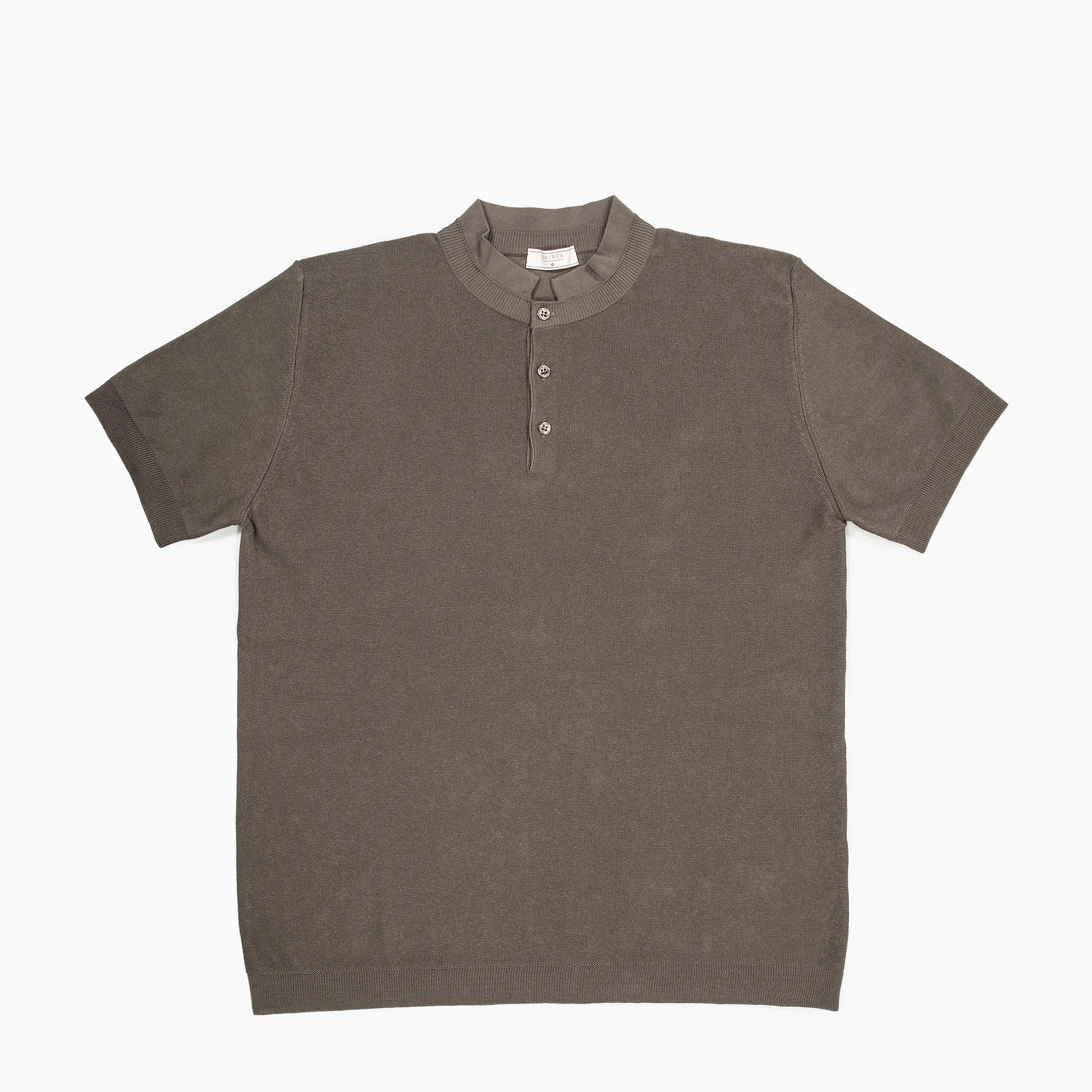 Maté Polo Tricot Compact Cotton (mud grey)