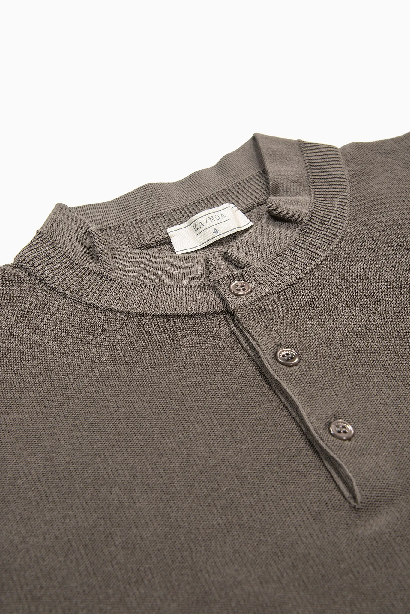 Maté Polo Tricot Compact Cotton (mud grey)