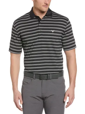 Mens Feeder Stripe Golf Polo