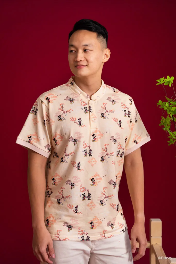 Men's Polo Tee - Pagoda Mickey