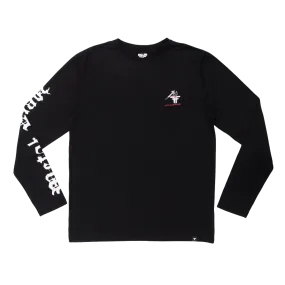 METAL BLADE AXE L/S TEE BLACK/WHITE