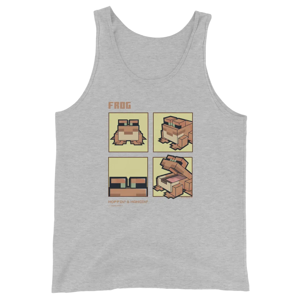 Minecraft Frog Hoppin and Hangin Unisex Tank Top