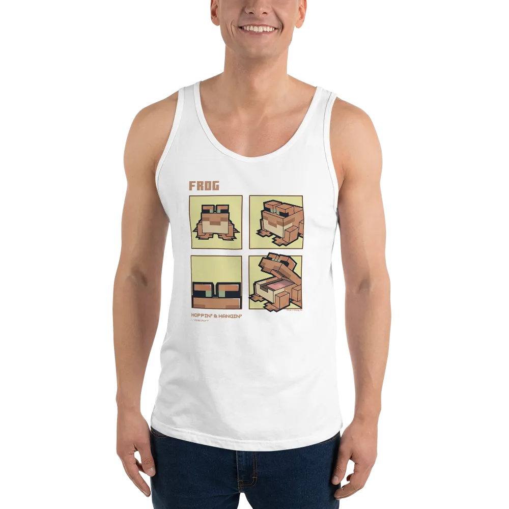 Minecraft Frog Hoppin and Hangin Unisex Tank Top