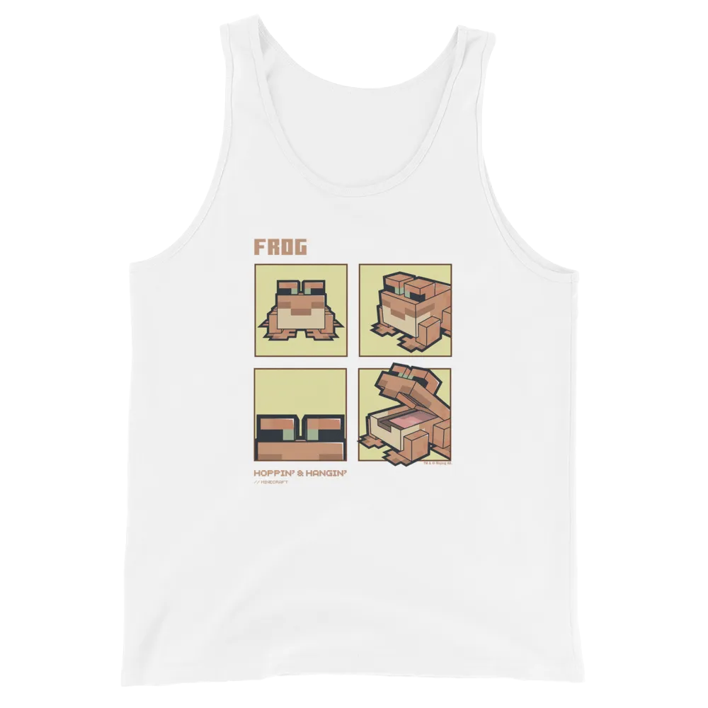 Minecraft Frog Hoppin and Hangin Unisex Tank Top