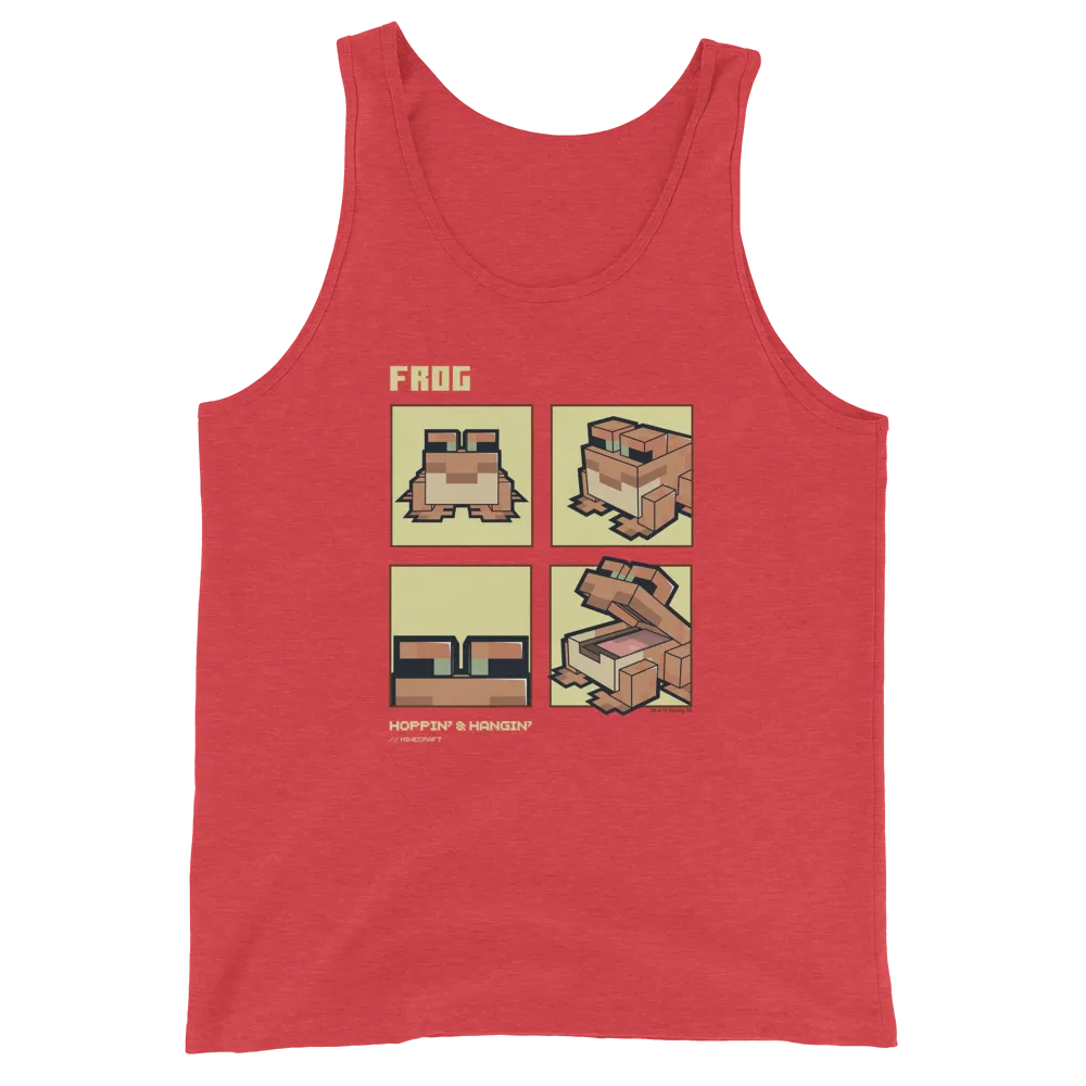 Minecraft Frog Hoppin and Hangin Unisex Tank Top