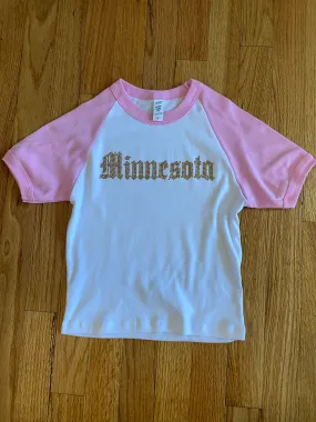 Minnesota Rhinestones Dugout Tee