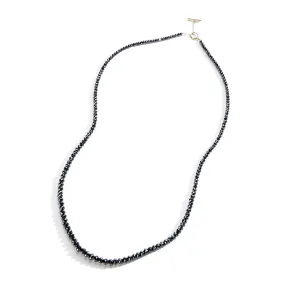 Mogul Black Diamond Bead Necklace