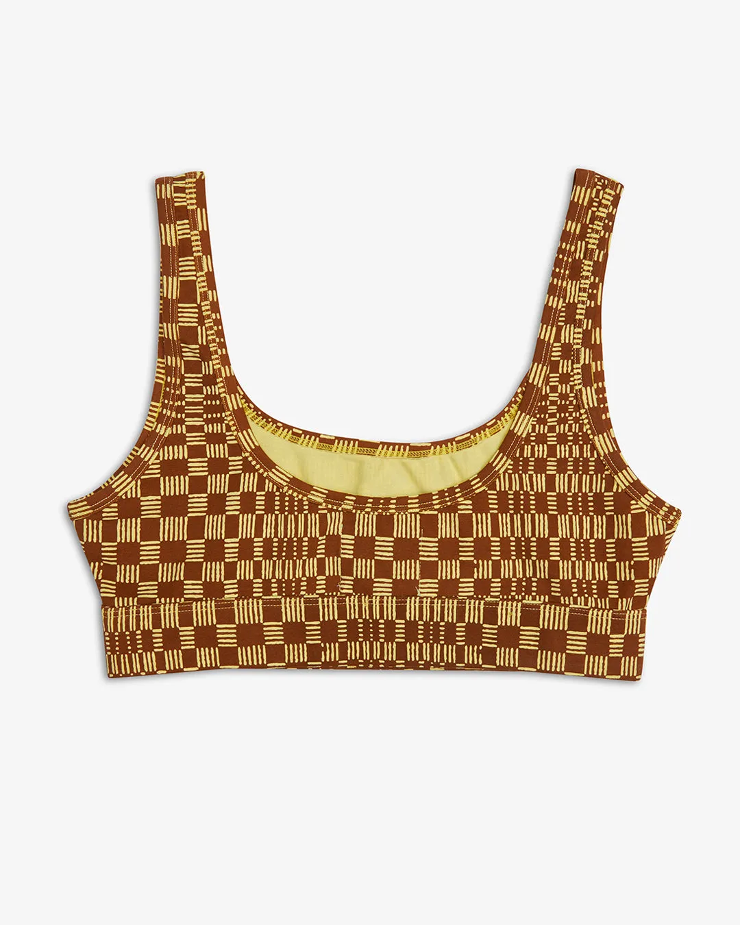 Nationals Crop - Biscuit Jacquard