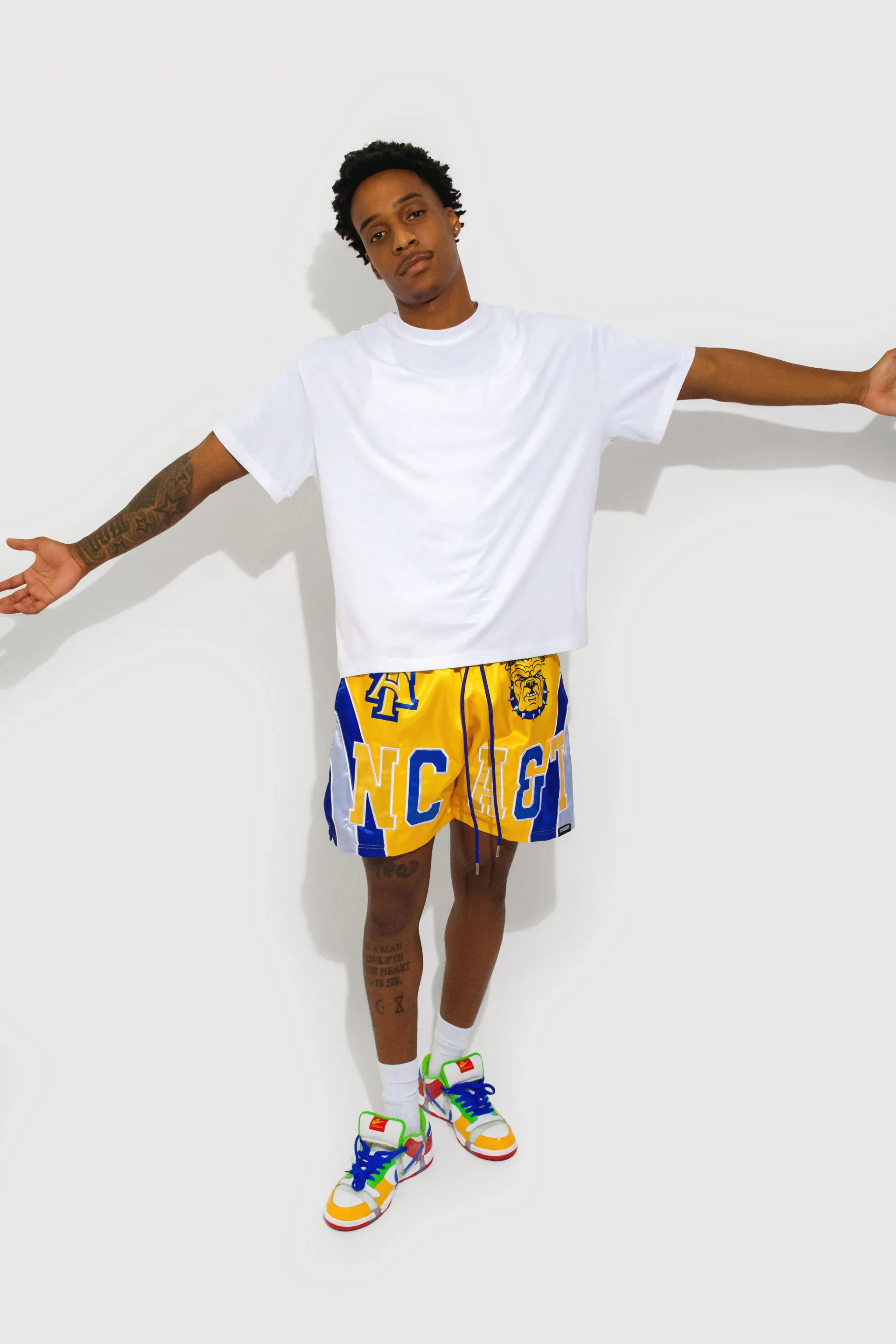 NC A&T Satin Shorts