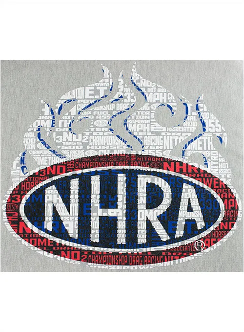 NHRA Flame Logo Sweatshirt Blanket