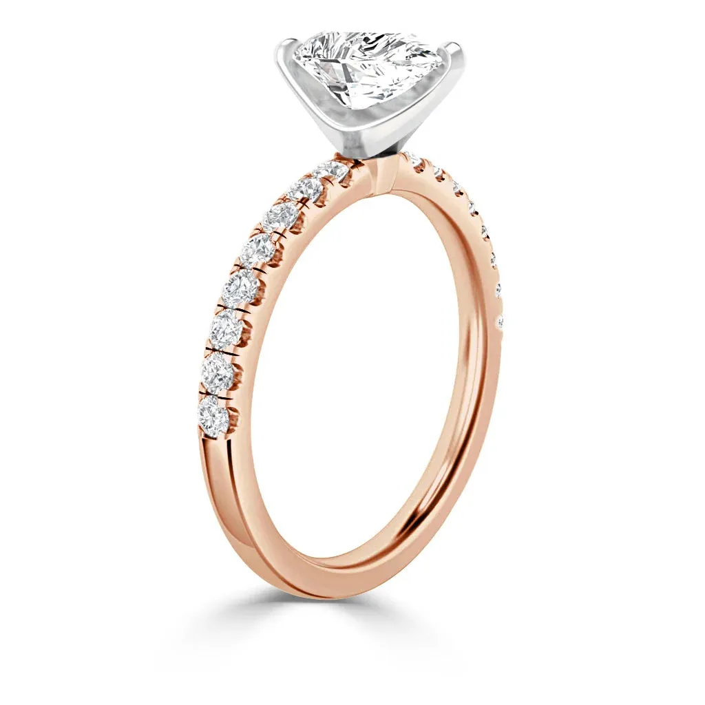 Phoebe - 18ct Rose Gold - Pear