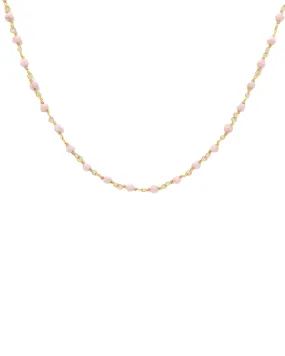 Pink Opal Layering Choker