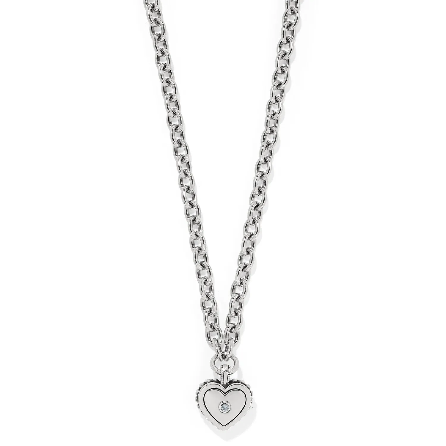 Pretty Tough Weave Heart Necklace