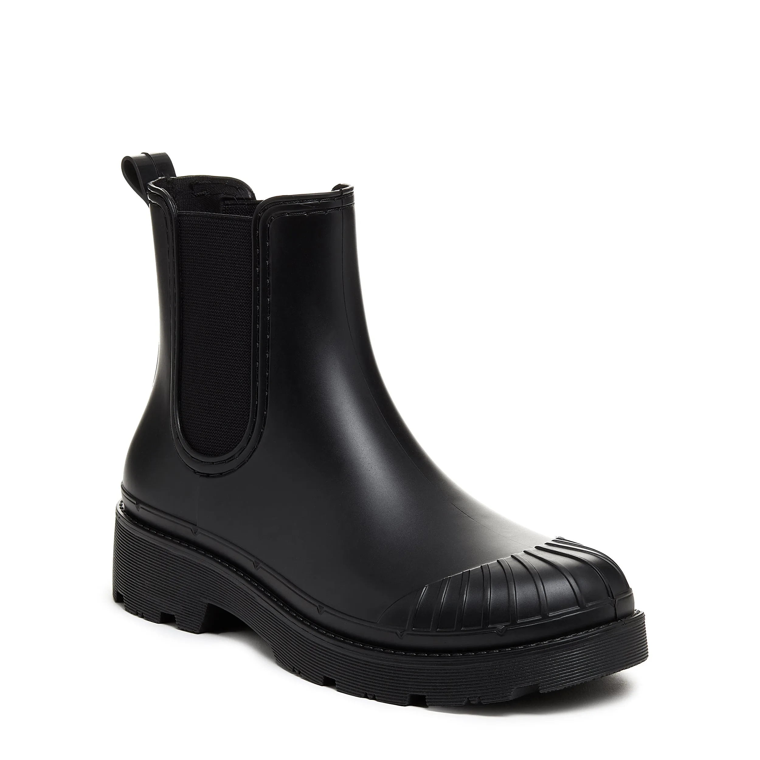 Puddle Black Chelsea Rain Boots