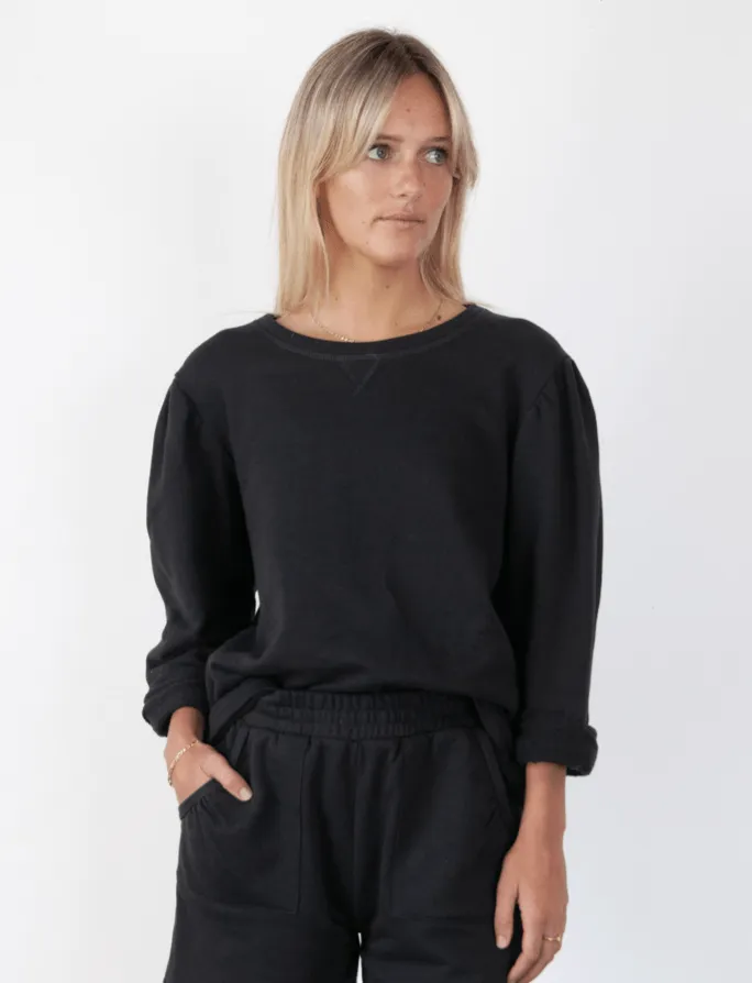 Puff Sweater Black