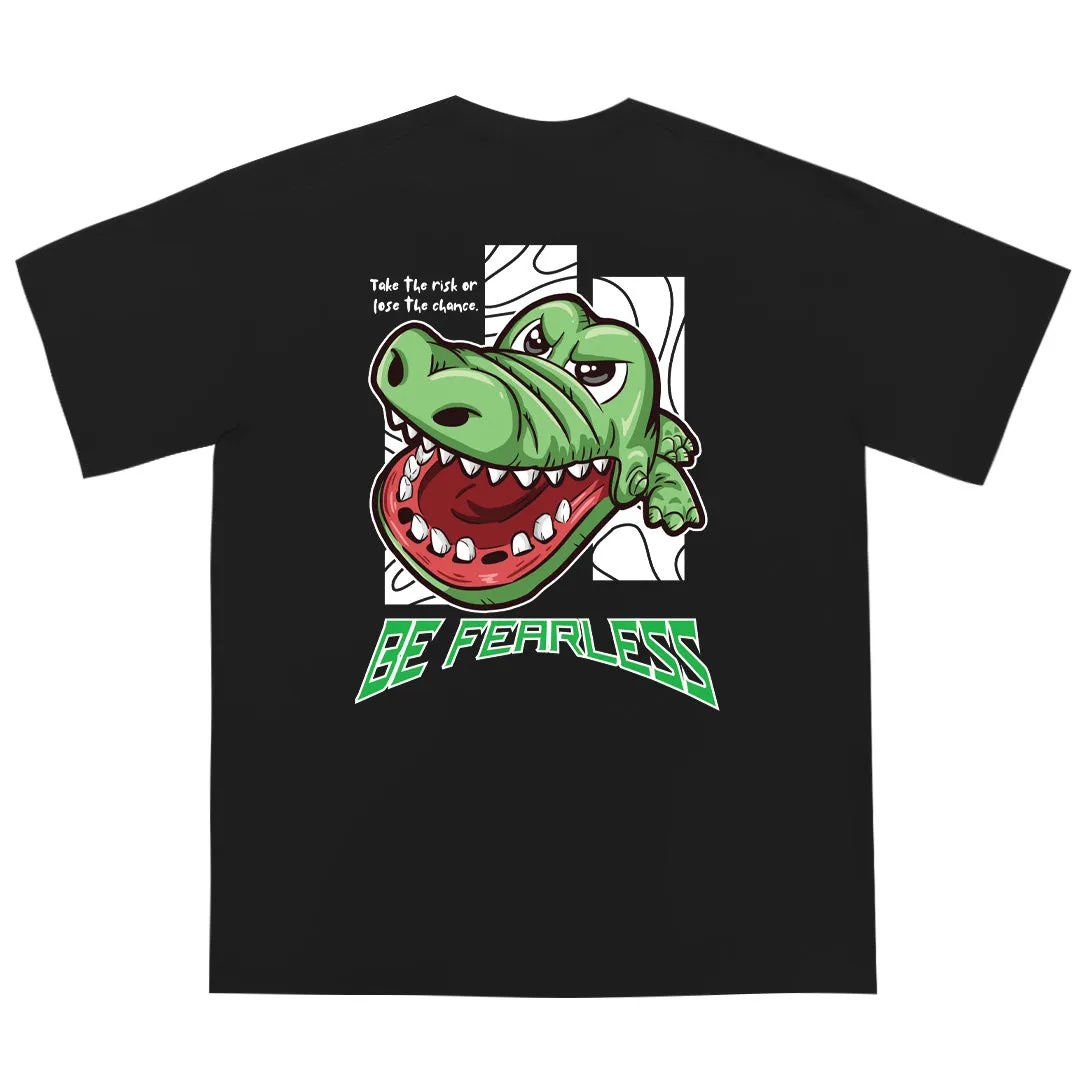 "Crocodile Dentist" Drop-Shoulder Oversized Tee - 2011