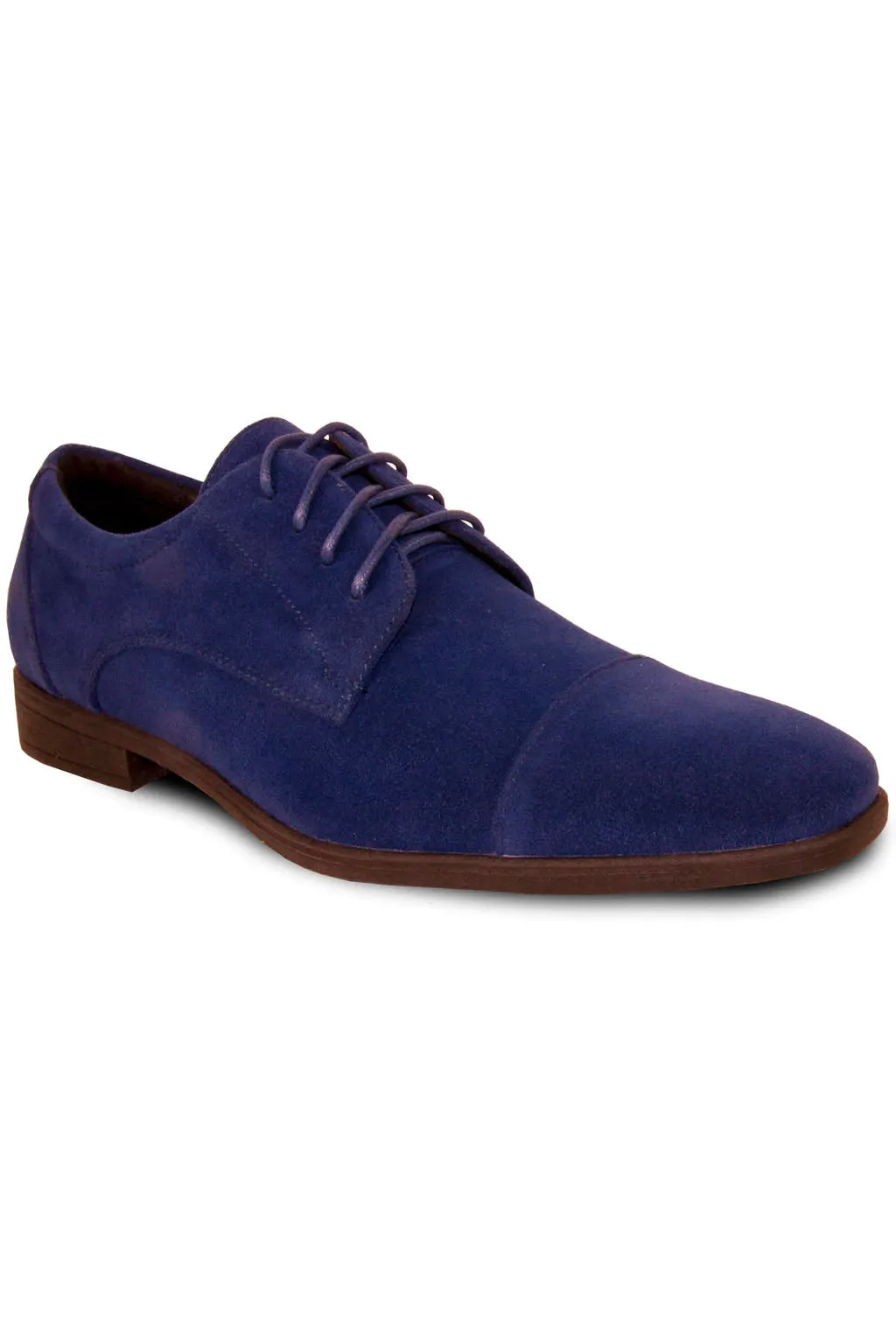 "Croydon" Royal Blue Suede Dress Shoes