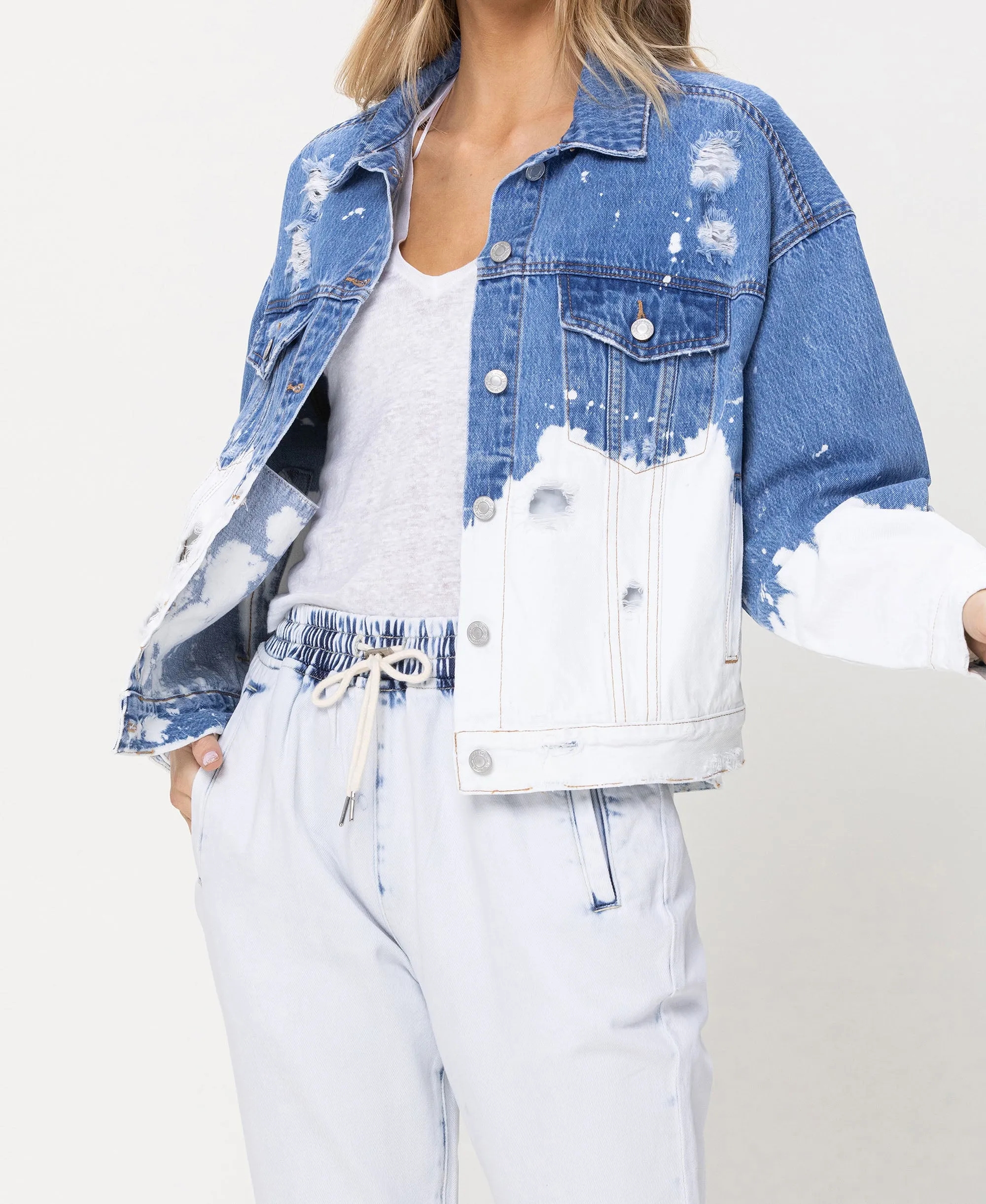 September Rain - Oversized Denim Jacket