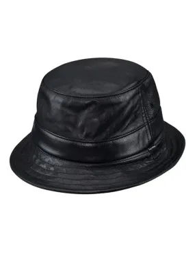 Supreme Leather Crusher Hat Black [FW13][USED]