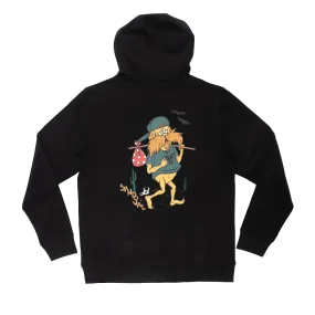 THE WANDERER HOODIE BLACK/YELLOW