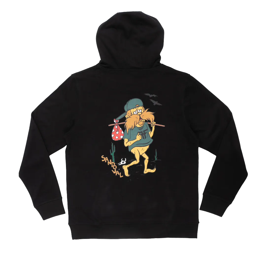 THE WANDERER HOODIE BLACK/YELLOW