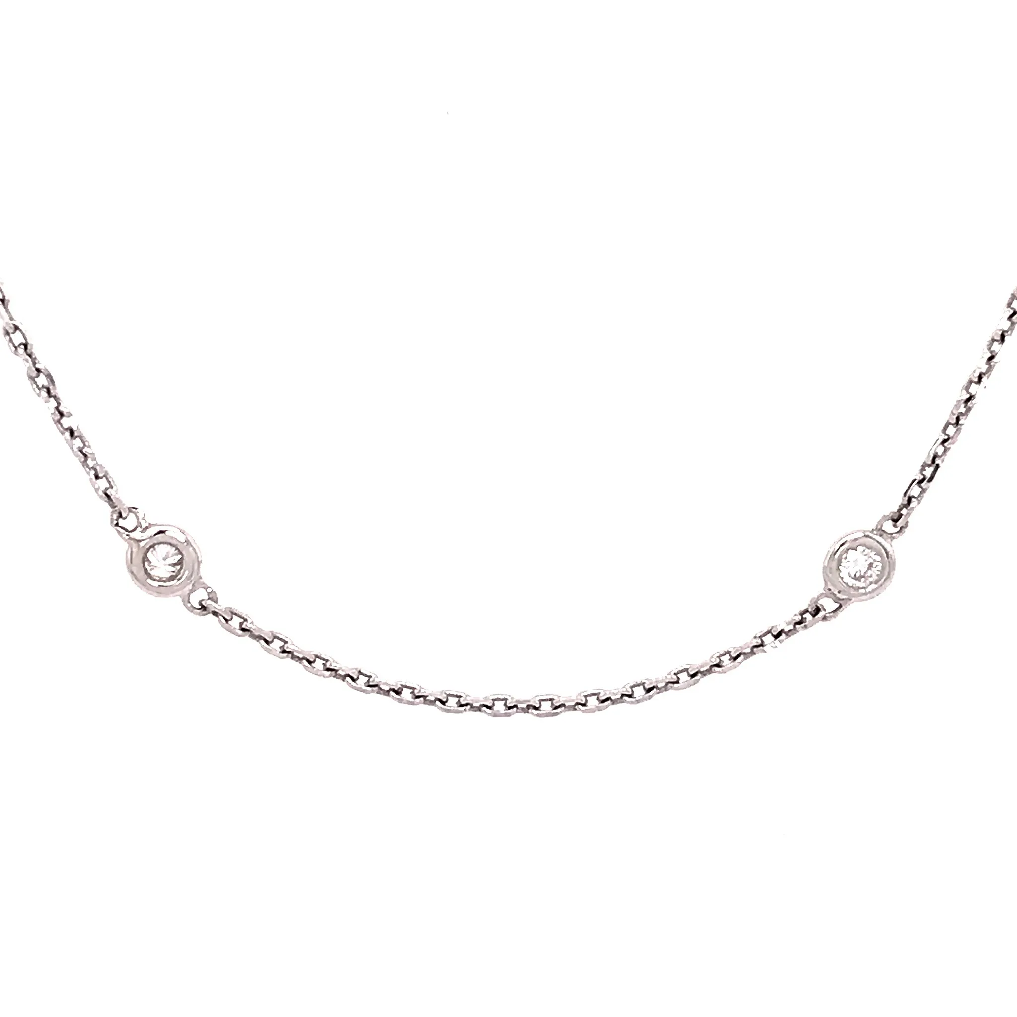 Tiffany and Co. Elsa Peretti Diamond by the Yard Necklace