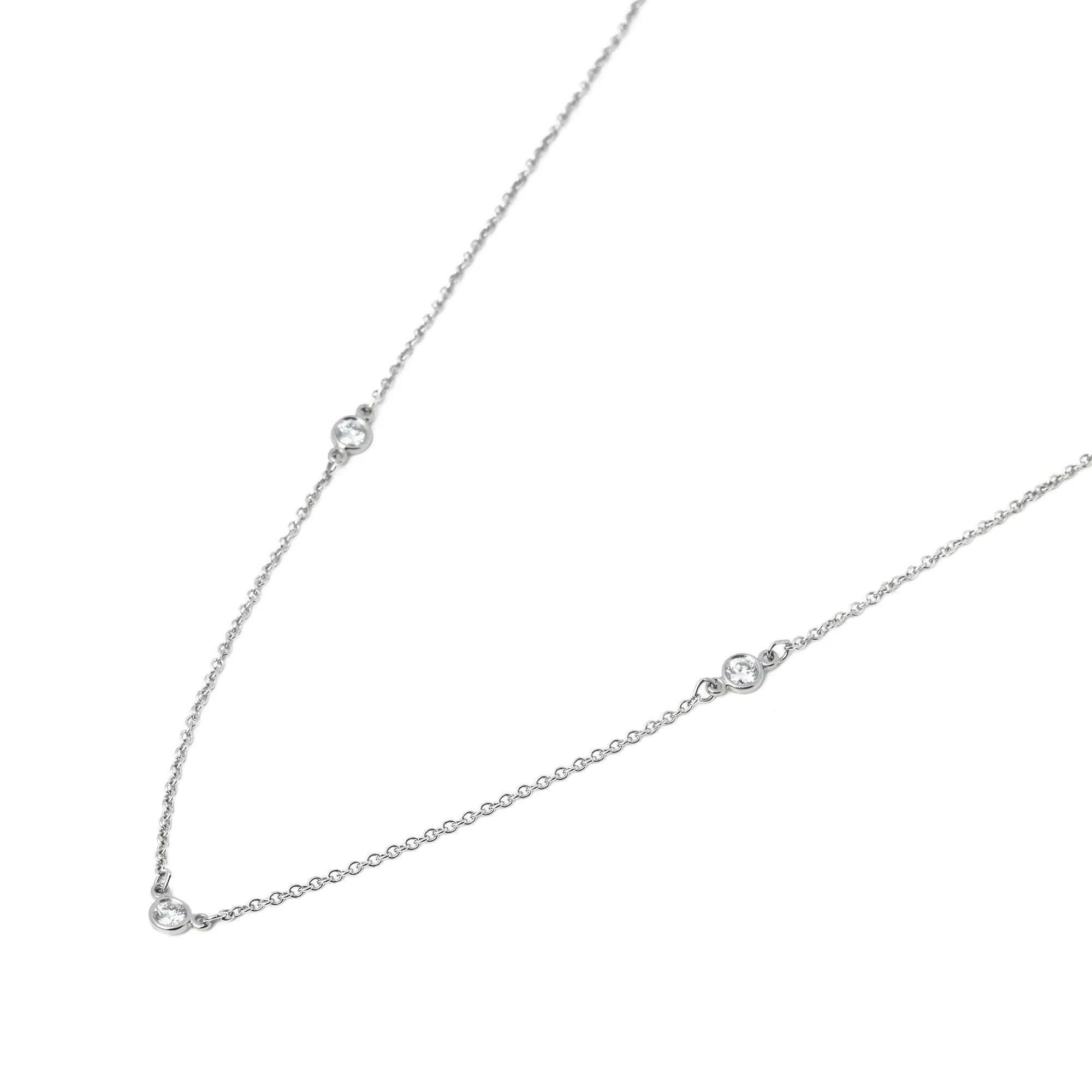 Tiffany and Co. Elsa Peretti Diamond by the Yard Necklace