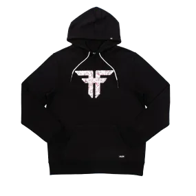 TRADEMARK HOODIE BLACK/WHITE GRAFITTI