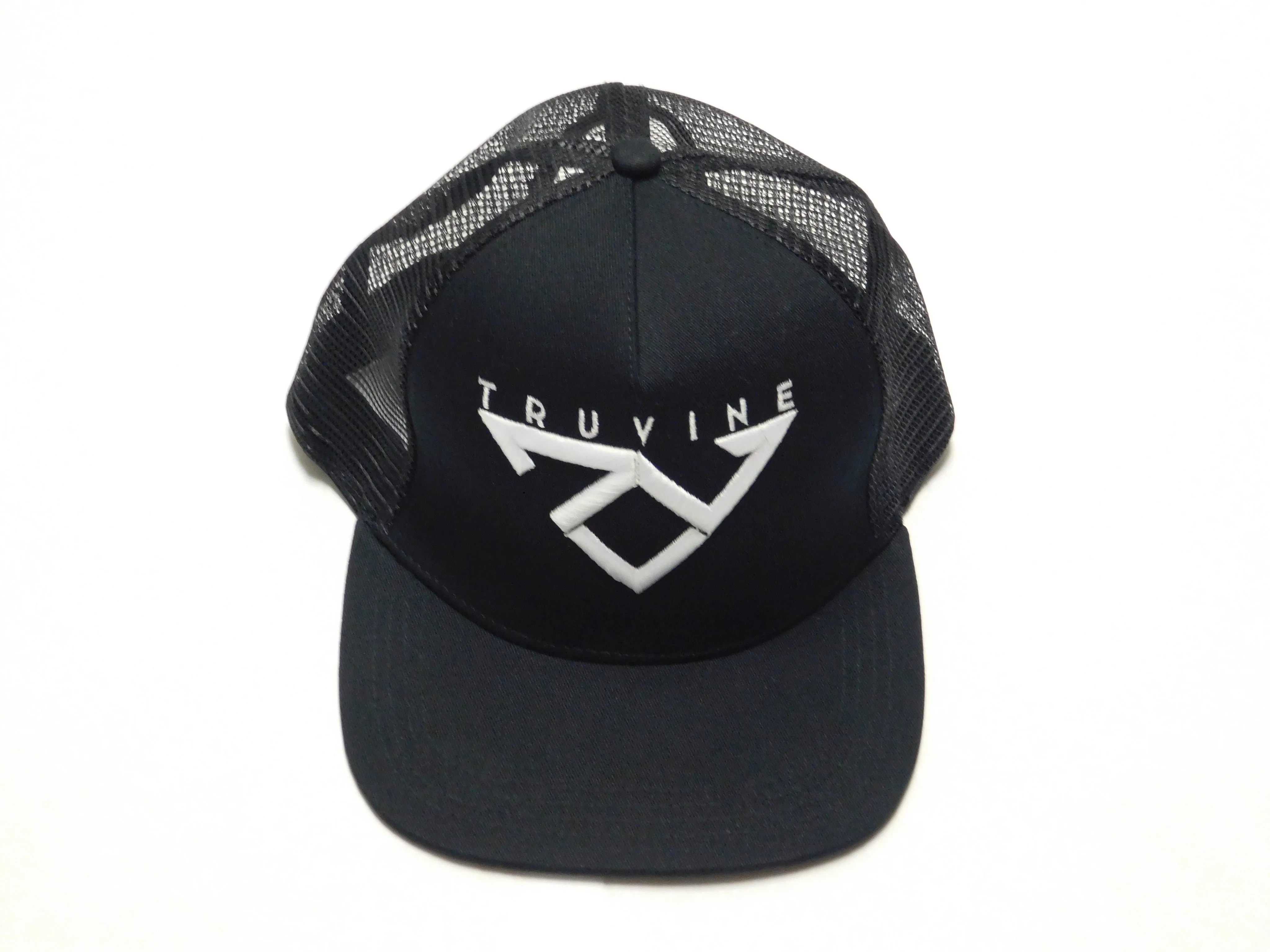 TruVine Black Trucker Cap