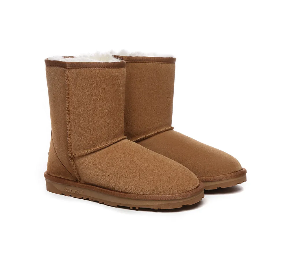 UGG Boots Sheepskin Wool Mid Calf Short Classic Suede Boots