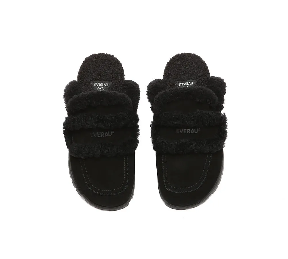 UGG Women Sheepskin Wool Shearling Lined Slippers Remi